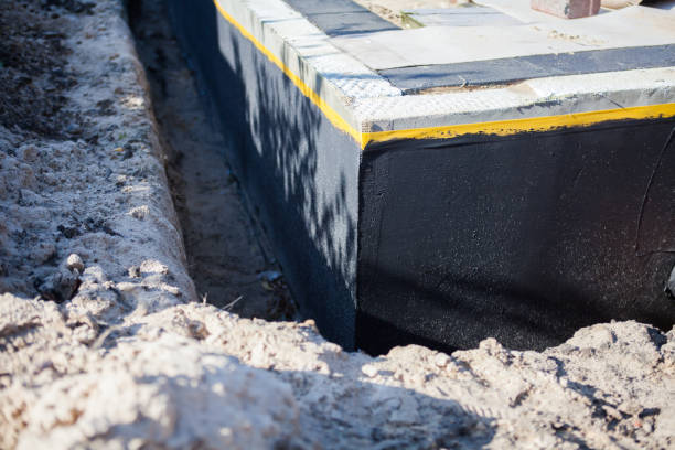 Residential Waterproofing installation at a Columbiana, OH home by SJ Waterproofing Pros